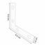PLACA L PARA MUEBLE ZINC 2½ 4-PK 60989 ANVIL MARK