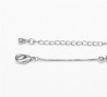 Pulsera Corona Queen Princess Cristal Oro 14k Laminado Blanco 20 cm