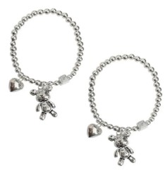 Pulseras Acero Inox/Resorte, Plata.