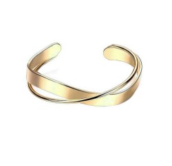 Brazalete Ocean Heart, Baño oro amarillo, 18K, OH19-73