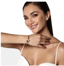 Brazalete Ocean Heart, Baño oro amarillo, 18K, OH19-67