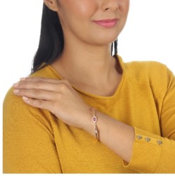 Brazalete Ocean Heart, Baño oro amarillo, 18K, OH18-99