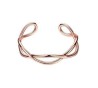 Brazalete Ocean Heart, Baño oro rosa, 18K,OH19-86