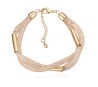 Brazalete Ocean Heart, Baño oro amarillo, 18K, OH17-61