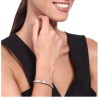Brazalete Ocean Heart, Baño oro blanco, 18K, J7-13-44