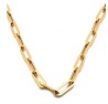 Cadena Gargantilla Clip 4 mm 45 cm Oro Sólido 14k