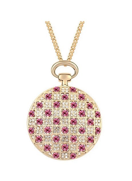 Collar Ocean Heart, Baño oro amarillo, 18K, AC16-613