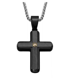 Collar Enso Para Hombre EMN183B Negro