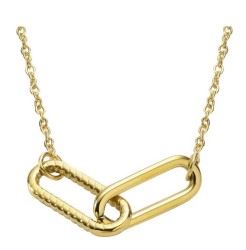Collar y Dije Enso Para Mujer EJN3359G Dorado