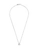 Collar y Dije Enso 925 Para Mujer ESN134S Plateado