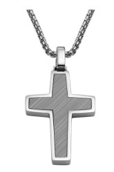 Collar Enso Para Hombre EMN182S Plateado