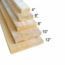 BARROTE DE MADERA 16 ft.