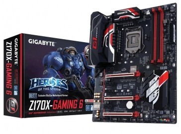 Tarjeta Madre Gigabyte ATX GA-Z170X-GAMING 6, S-1151, Intel Z170, H...