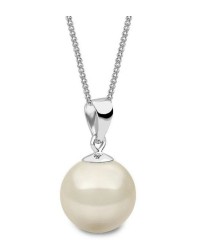 Set Collar Dije Perla Arete Pulsera Zvezda Plata 0.925 Mujer Crema