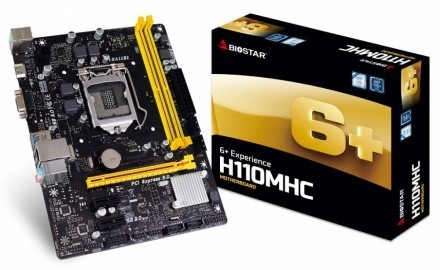 Tarjeta Madre Biostar micro ATX H110MHC, S-1151, Intel H110, HDMI, ...