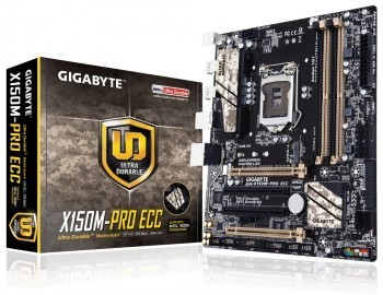 Tarjeta Madre Gigabyte micro ATX GA-X150M-PRO ECC, S-1151, Intel C2...