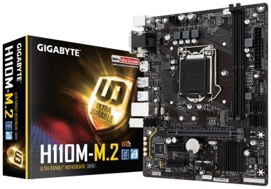 Tarjeta Madre Gigabyte micro ATX GA-H110M-M.2 (rev. 1.0), S-1151, I...