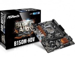Tarjeta Madre ASRock micro ATX B150M-HDV, S-1151, Intel B150, HDMI,...
