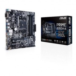 Tarjeta Madre ASUS micro ATX PRIME B350M-A, S-AM4, AMD B350, 64GB D...