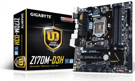 Tarjeta Madre Gigabyte micro ATX GA-Z170M-D3H, S-1151, Intel Z170, ...
