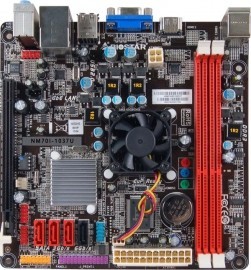 Tarjeta Madre Biostar mini ITX NM70I-1037U Ver. 6.x, Intel NM70 Exp...