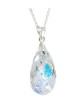 Set Collar Dije Corte Leaves Aretes Zvezda Plata 0.925 Mujer Multicolor