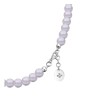Collar Perlas de Cristal Austriacas Zvezda Plata 0.925 Mujer Lila