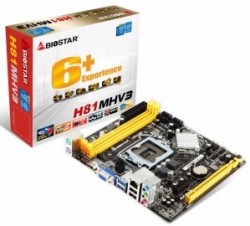 Tarjeta Madre Biostar micro ATX H81MHV3, S-1150, Intel H81, HDMI, U...