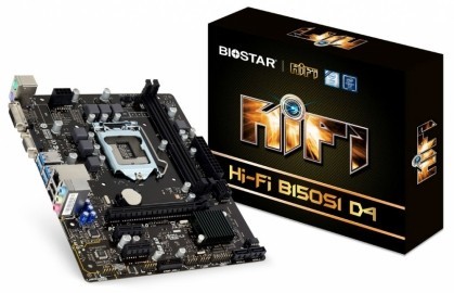 Tarjeta Madre Biostar micro ATX HI-FI B150S1 D4, S-1151, Intel B150...