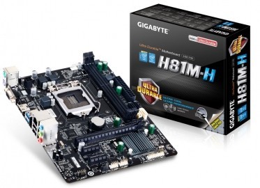Tarjeta Madre Gigabyte micro ATX GA-H81M-H (rev. 1.0), S-1150, Inte...