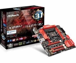 Tarjeta Madre ASRock micro ATX Fatal1ty X99M Killer/3.1, S-2011v3, ...
