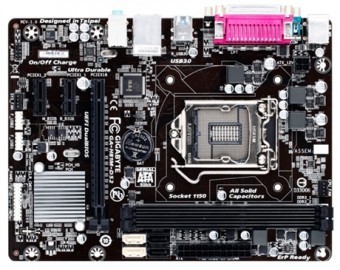 Tarjeta Madre Gigabyte micro ATX GA-H81M-DS2, S-1150, Intel H81, US...