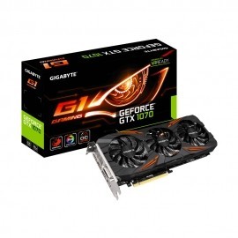 Tarjeta de Video Gigabyte NVIDIA GeForce GTX 1070 G1 Gaming OC, 8GB...