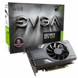 Tarjeta de Video EVGA NVIDIA GeForce GTX 1060, 3GB 192-bit GDDR5, P...