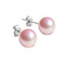 Set Collar Dije Perla Arete Pulsera Zvezda Plata 0.925 Mujer Rosa claro