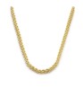 Cadena Gargantilla Dama Trenzada 3 mm Oro Sólido 14k