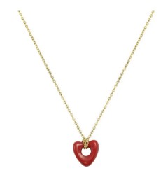 Collar de Acero Inoxidable Enso para Mujer EJN3316G Dorado