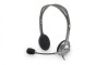 Logitech Audífonos con Micrófono H111, Alámbrico, 1.8 Metros, Gris