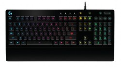 Teclado Gamer Logitech G213 Prodigy LED RGB, Alámbrico, Negro, (Ing...