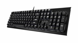 Teclado Azio MK HUE, Mecánico, Outemu Brown, Alámbrico, Negro (Inglés)