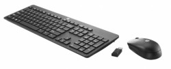 Teclado HP N3R88AA, RF inalámbrico, Negro (Inglés)