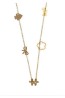 Collar Dijes Osito Oro 18k Laminado Para Regalo Dorado