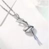 Collar Bailarina Ballet Cristal Cristal Oro 18k Laminado Azul