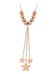 Collar Gargantilla Estrella Para Dama Oro Rosa Laminado