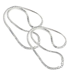 Collar Unisex Plateado