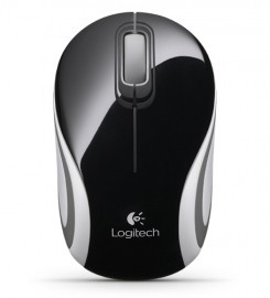 Mini Mouse Logitech Óptico M187, Inalámbrico, 1000DPI