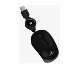 Mini Mouse Acteck Óptico AM-400, USB, 1000DPI, Negro