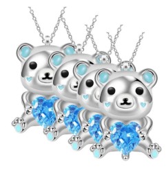 Cadena con Dije de Osos Polares
