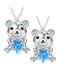 Cadena con Dije de Osos Polares