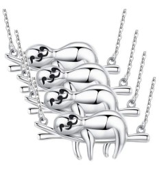Collar con dije de Oso Perezoso